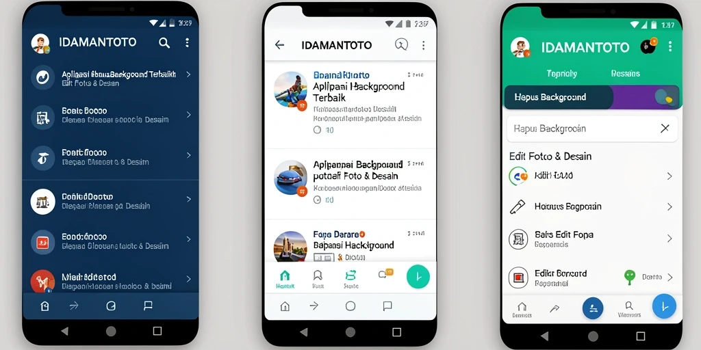 Tampilan antarmuka aplikasi IDAMANTOTO untuk Hapus Background yang user-friendly.