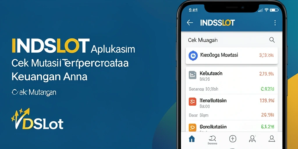 Tampilan antarmuka INDSLOT yang intuitif dan informatif untuk cek mutasi.