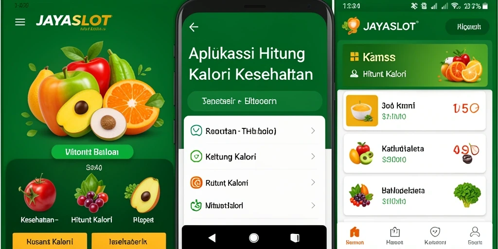 Tampilan antarmuka <strong>JAYASLOT</strong> untuk menghitung kalori secara efektif.