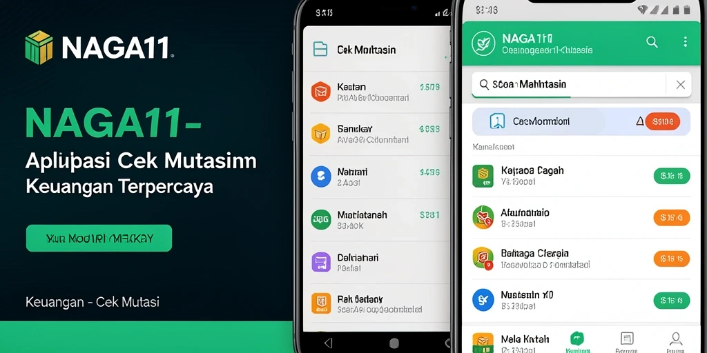 Antarmuka NAGA11 yang menampilkan mutasi transaksi secara jelas.